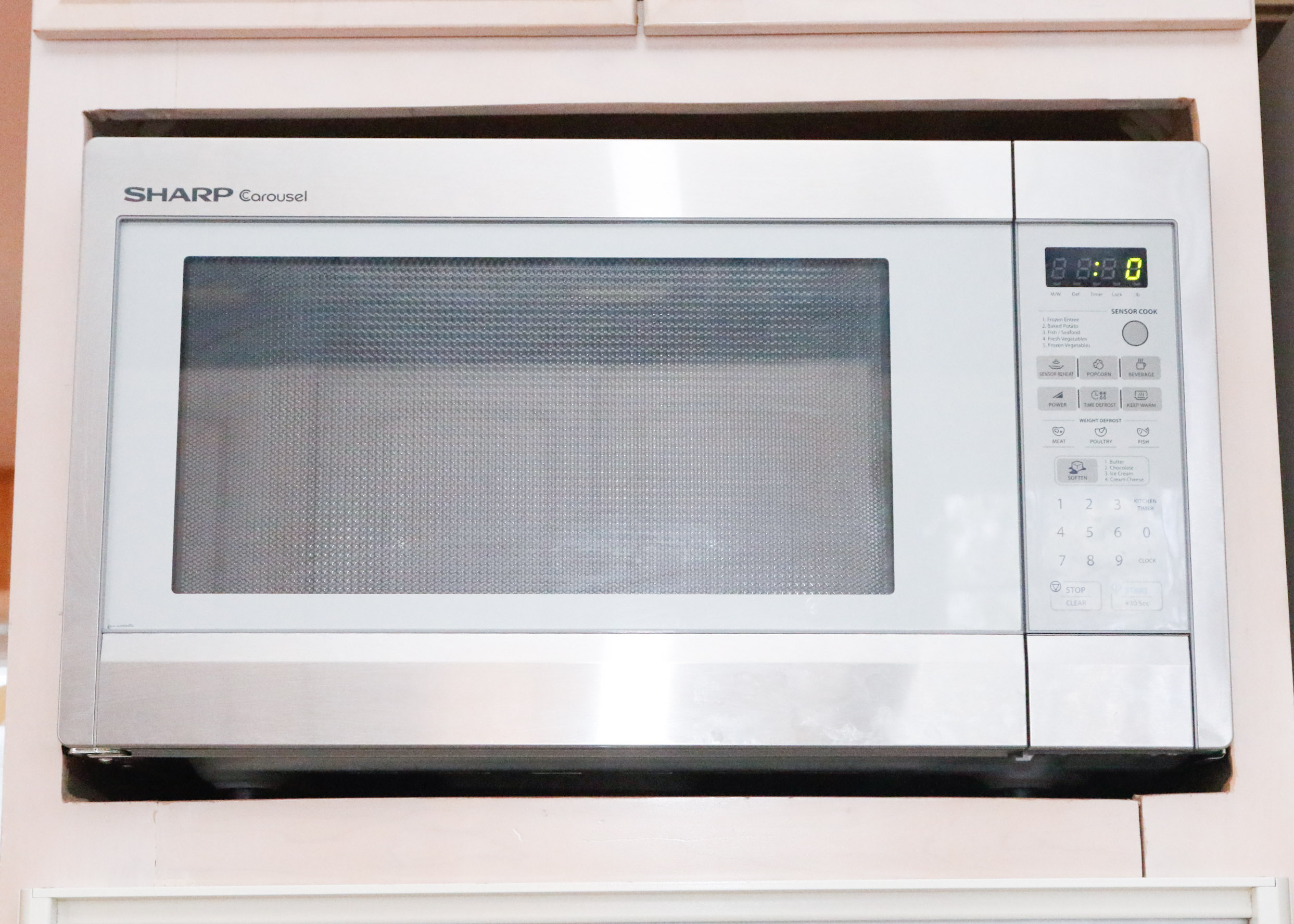 Sharp Carousel Stainless Steel Microwave