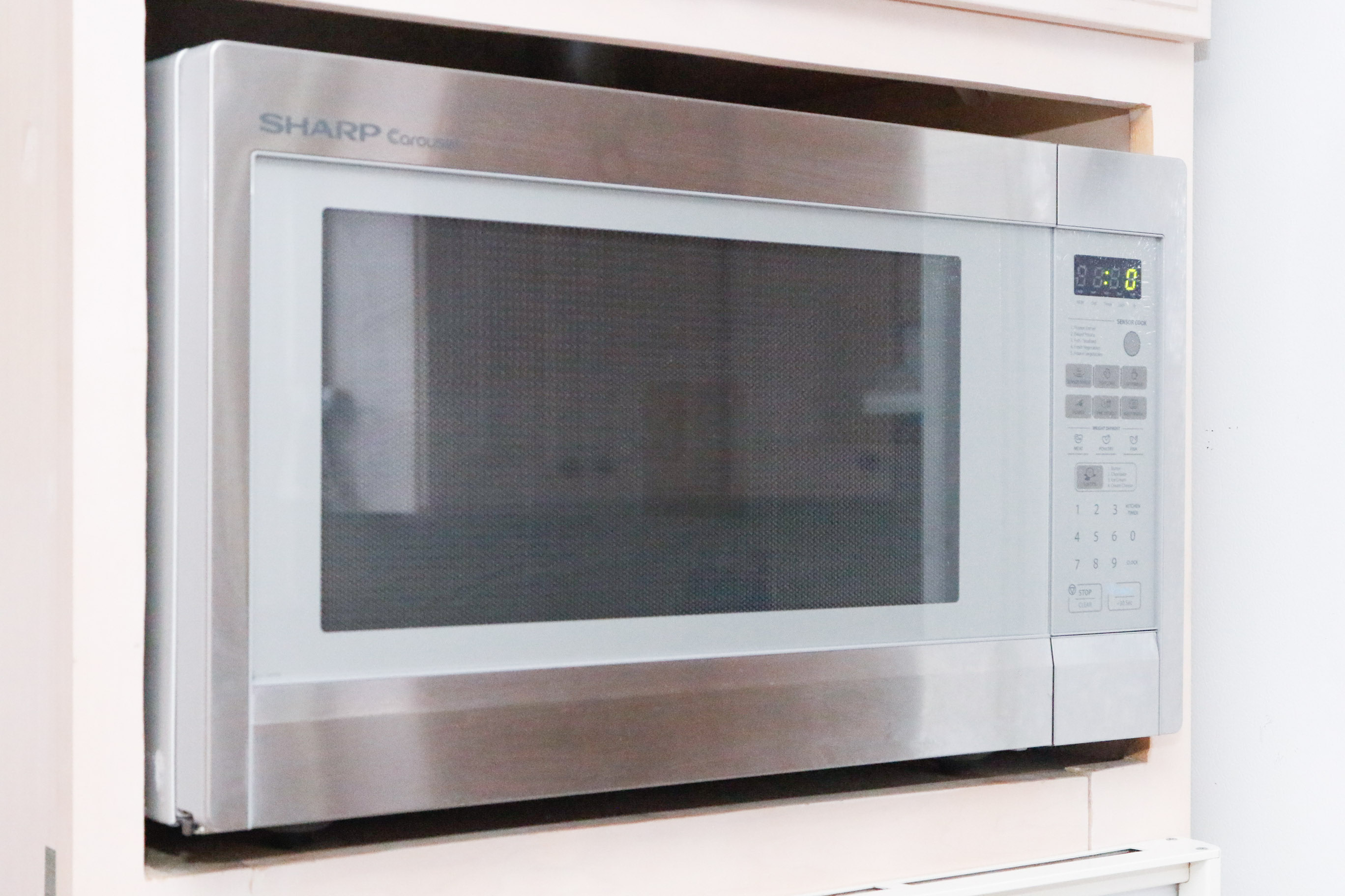 Sharp Carousel Stainless Steel Microwave
