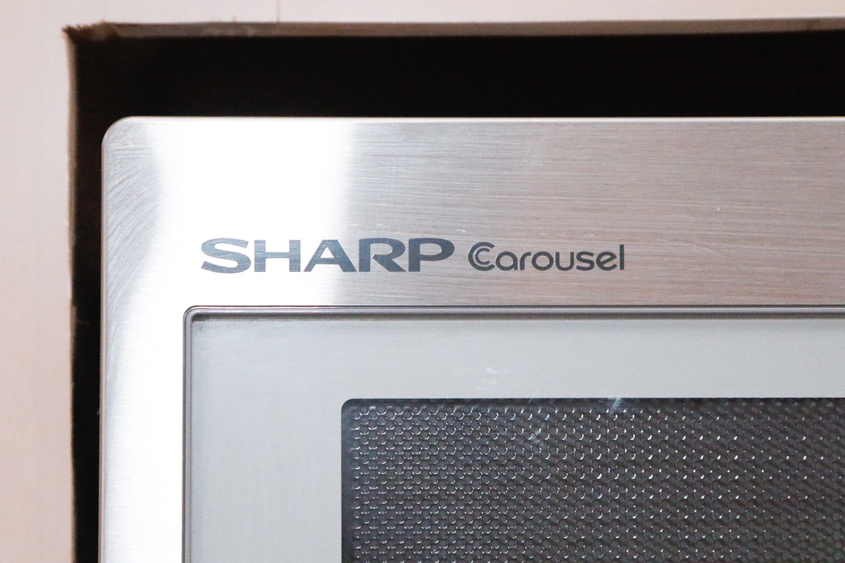 Sharp Carousel Stainless Steel Microwave