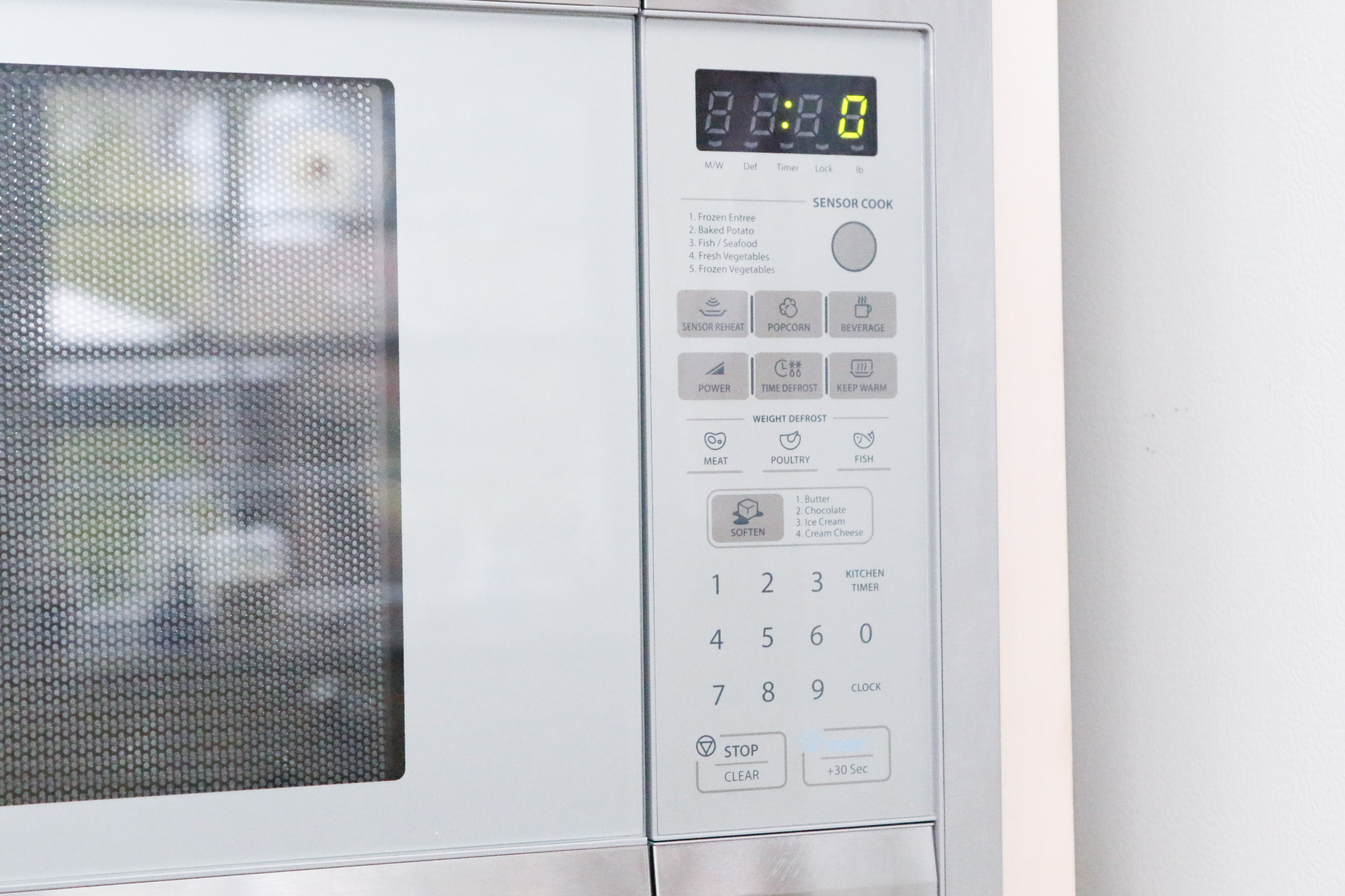 Sharp Carousel Stainless Steel Microwave