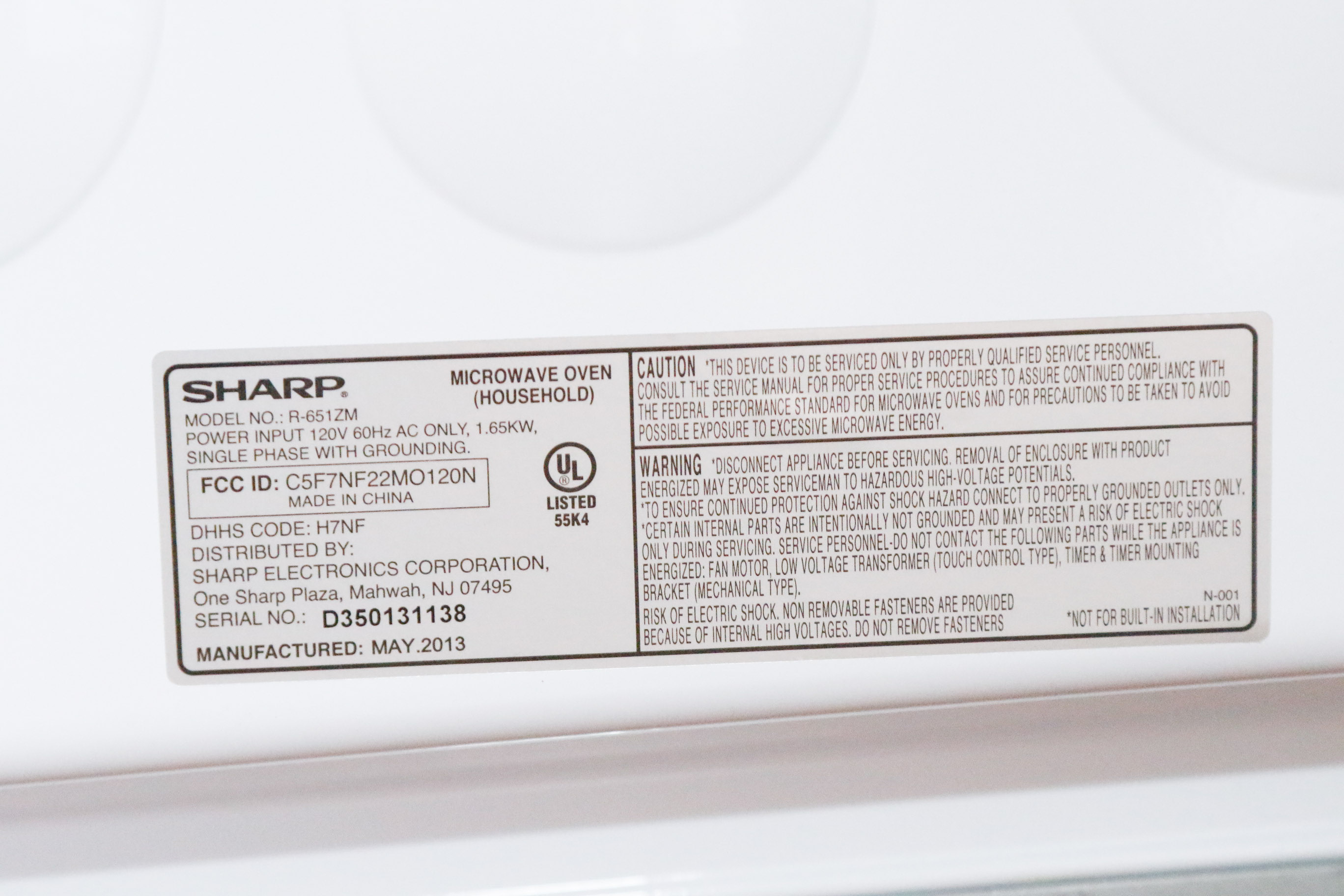 Sharp Carousel Stainless Steel Microwave