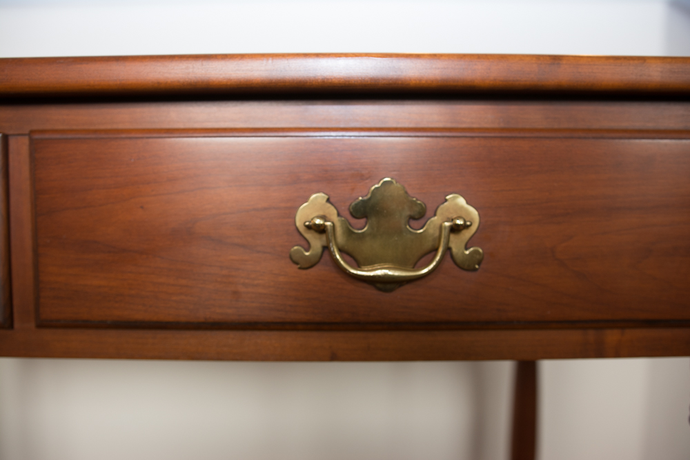 Cherry Wood Dining Room Serving Cart Manufactured by Henkel-Harris