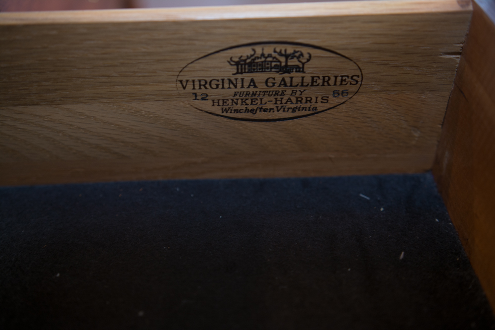 Cherry Wood Dining Room Serving Cart Manufactured by Henkel-Harris