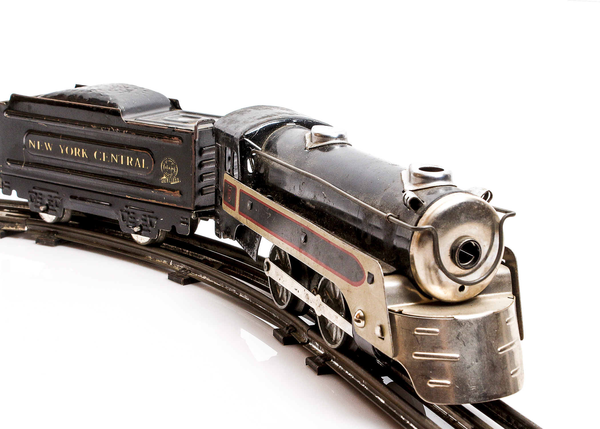 Vintage Louis Marx & Co. New York Central Tin Train Set Circa 1945