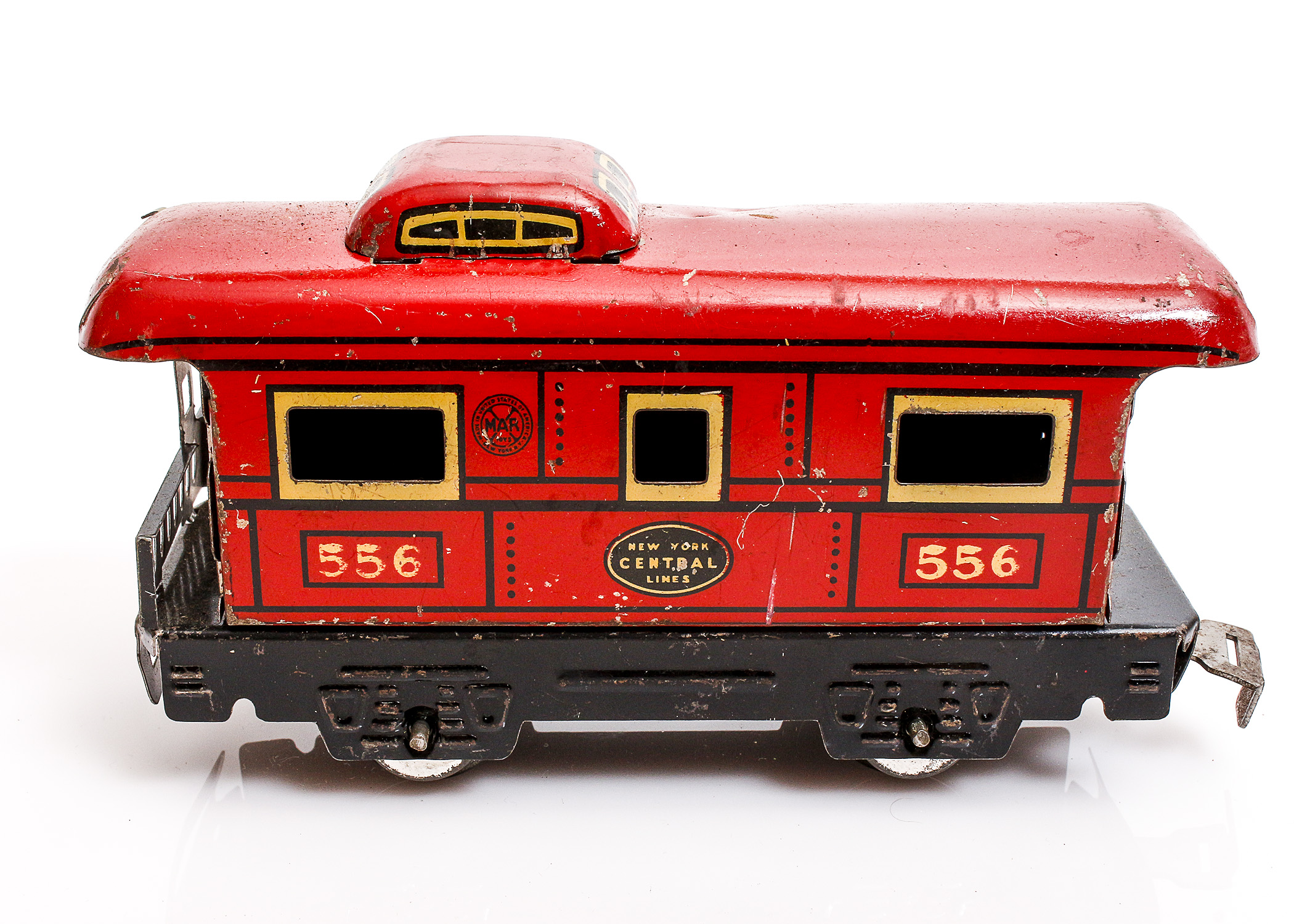 Vintage Louis Marx & Co. New York Central Tin Train Set Circa 1945