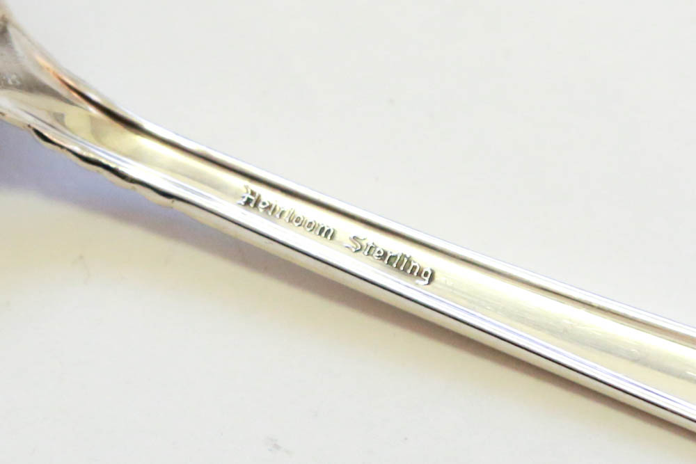 Heirloom Sterling Silver Flatware Set in "Damask Rose" Pattern