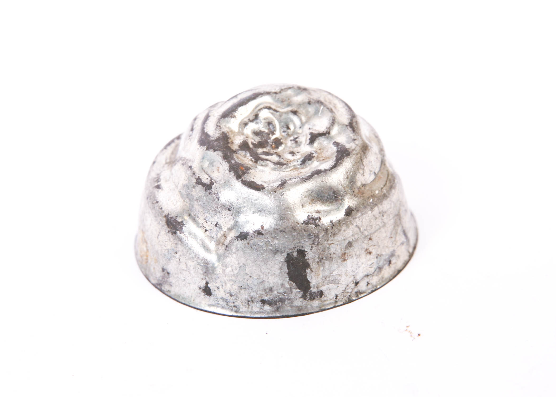 Group of Small Vintage Metal Tins and a Lighbulb