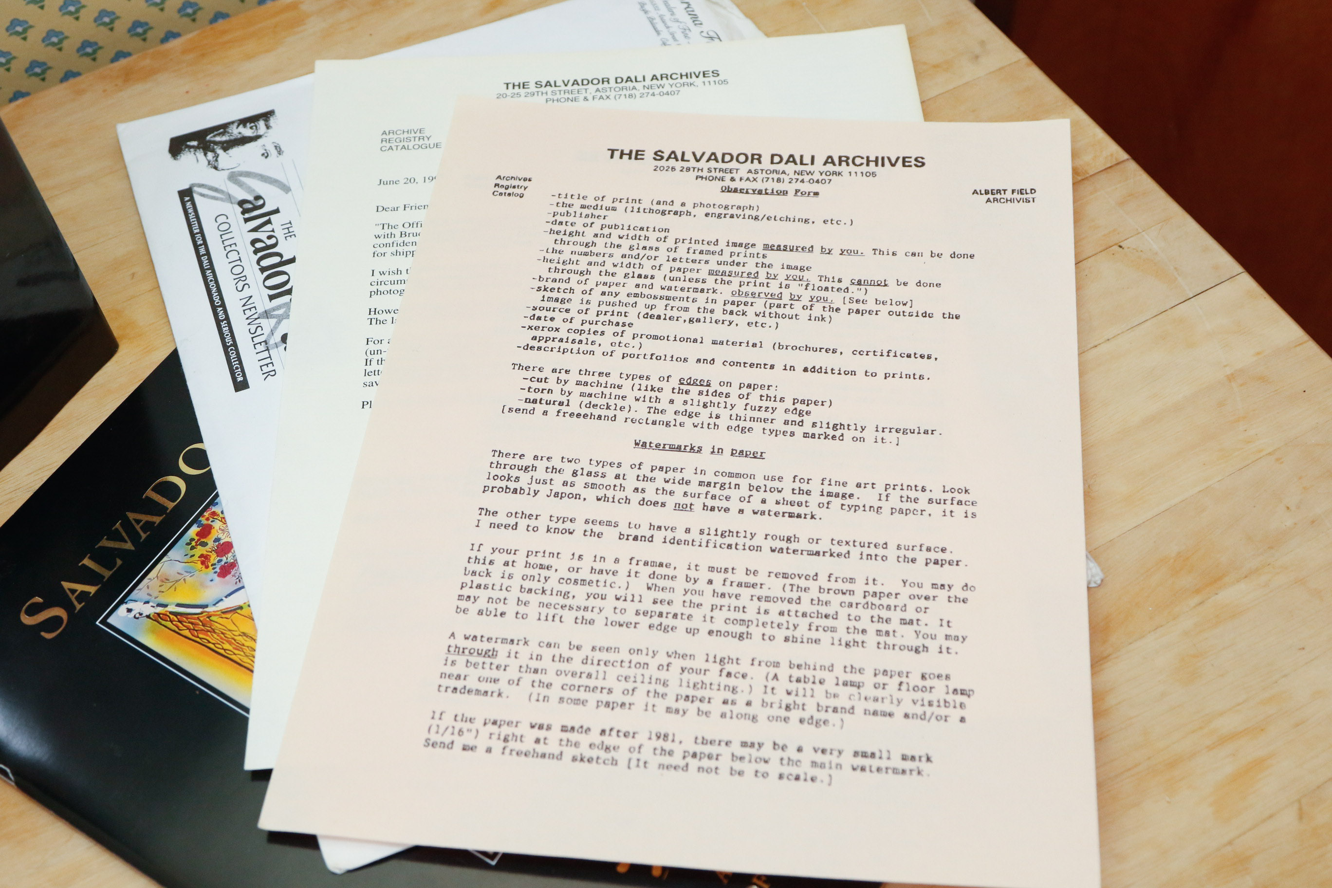 Author Signed Official Salvador Dali "The Complete Graphic Works"