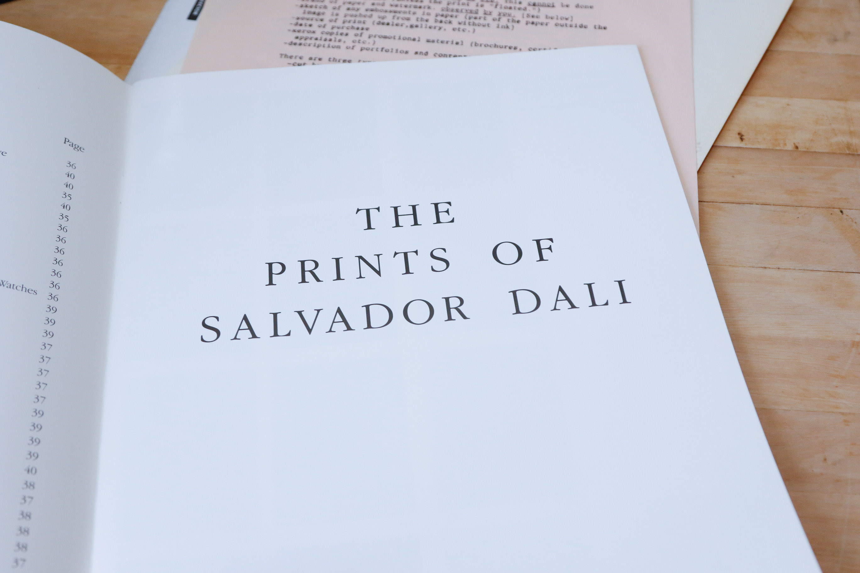 Author Signed Official Salvador Dali "The Complete Graphic Works"