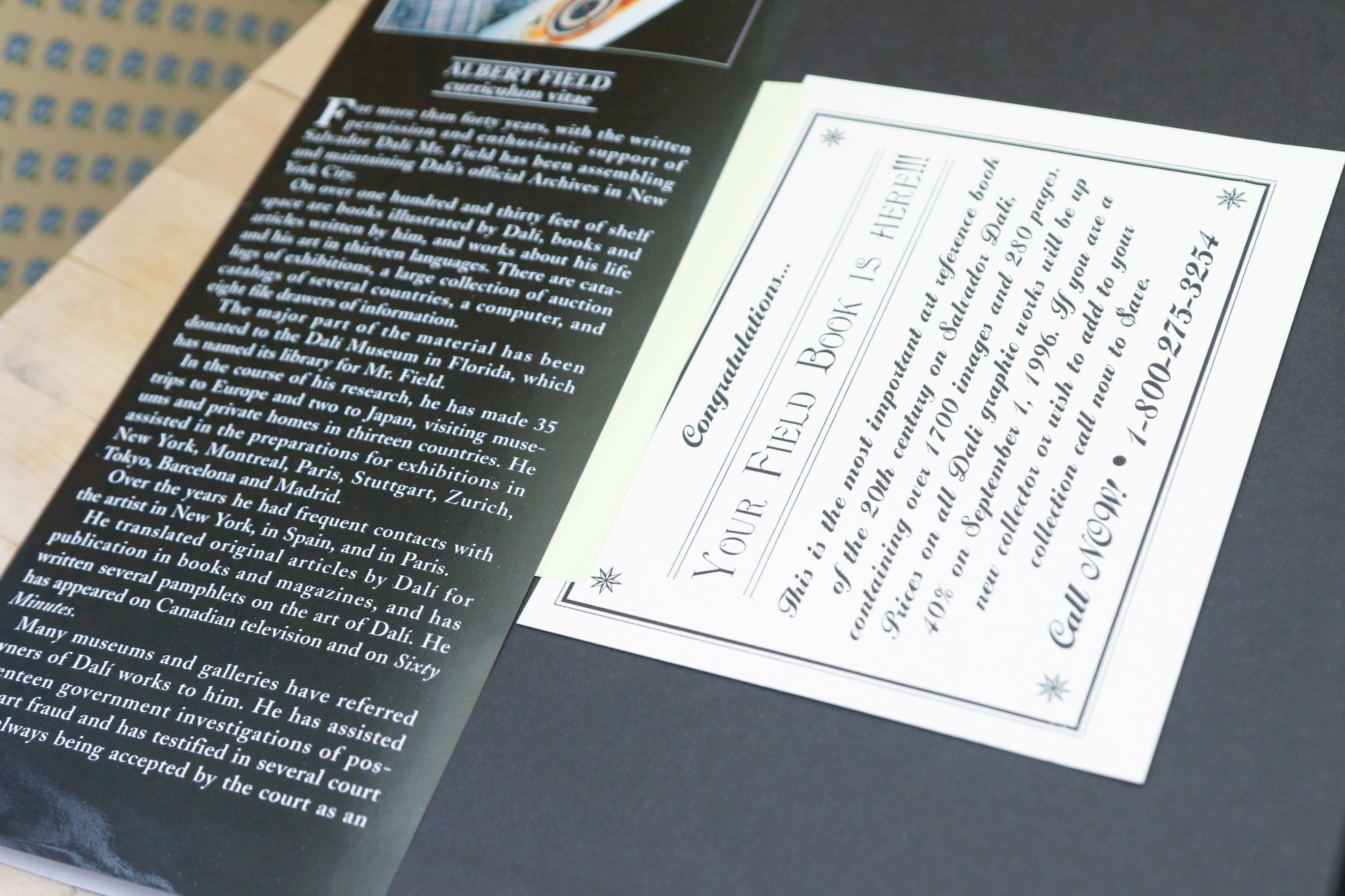 Author Signed Official Salvador Dali "The Complete Graphic Works"