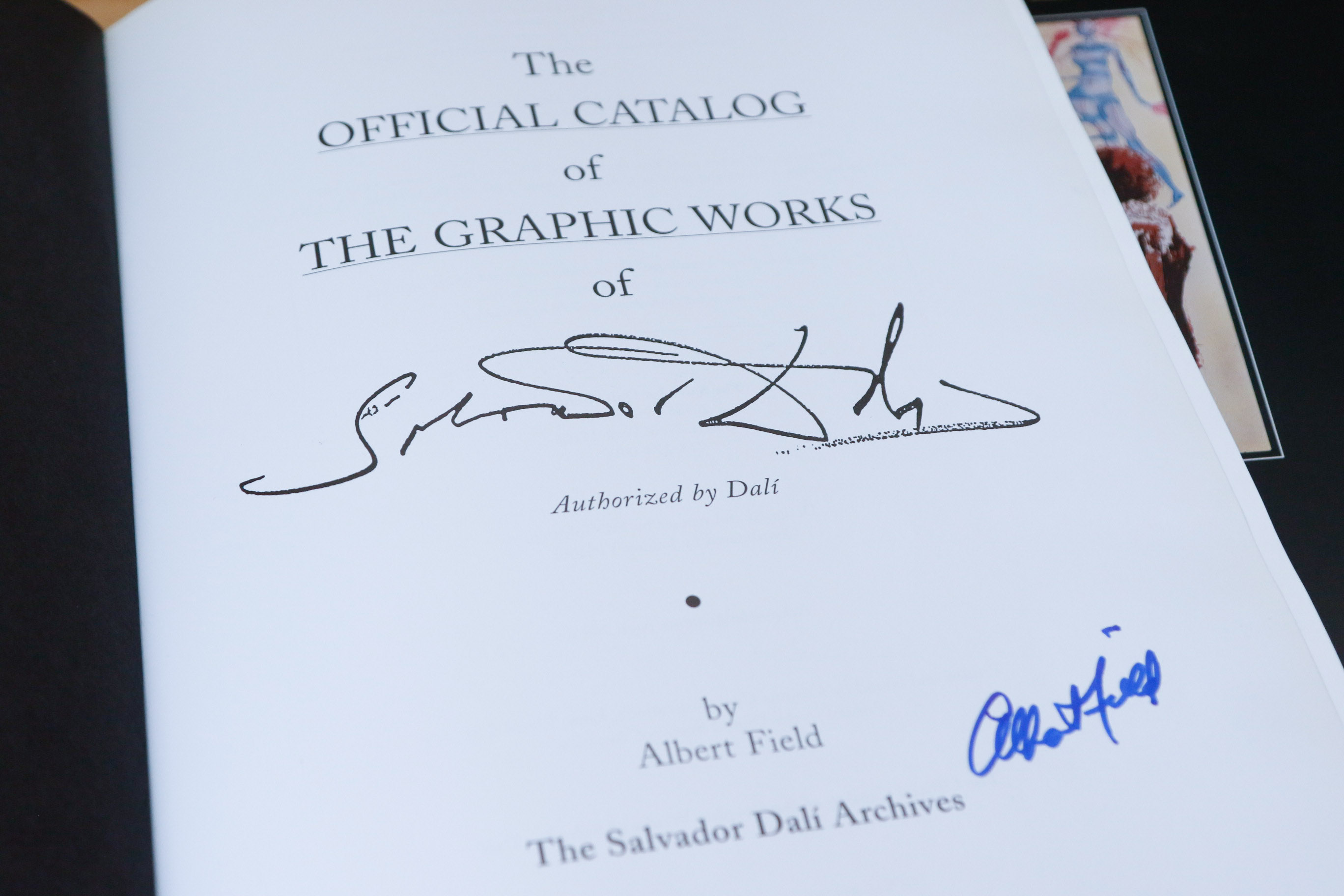 Author Signed Official Salvador Dali "The Complete Graphic Works"