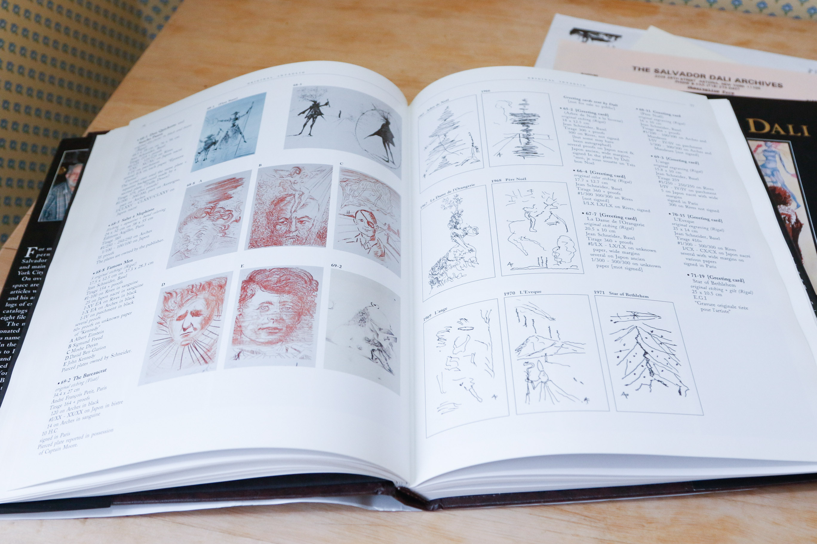 Author Signed Official Salvador Dali "The Complete Graphic Works"