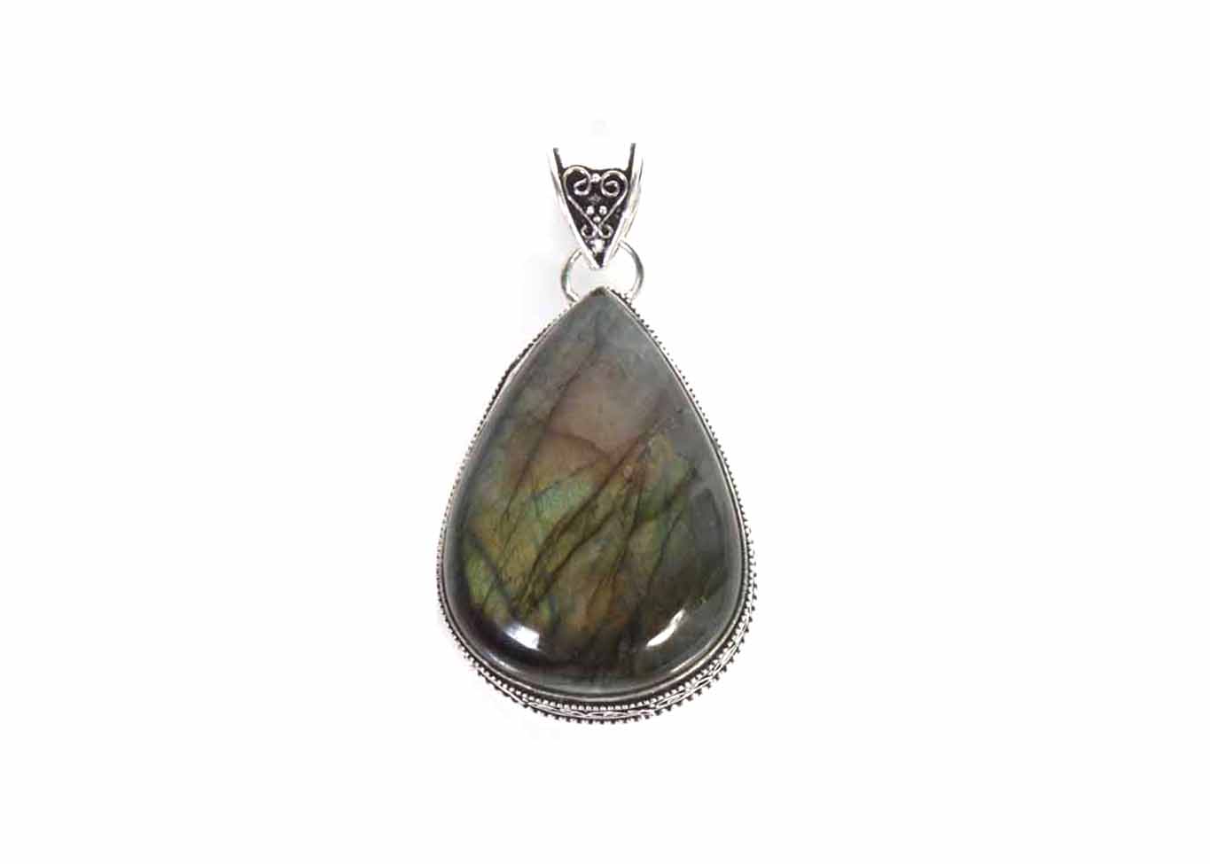 Sterling Silver Labradorite Pendant