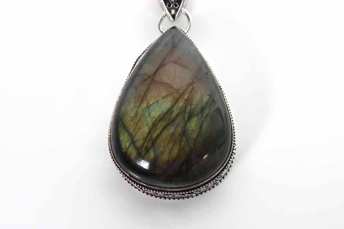 Sterling Silver Labradorite Pendant