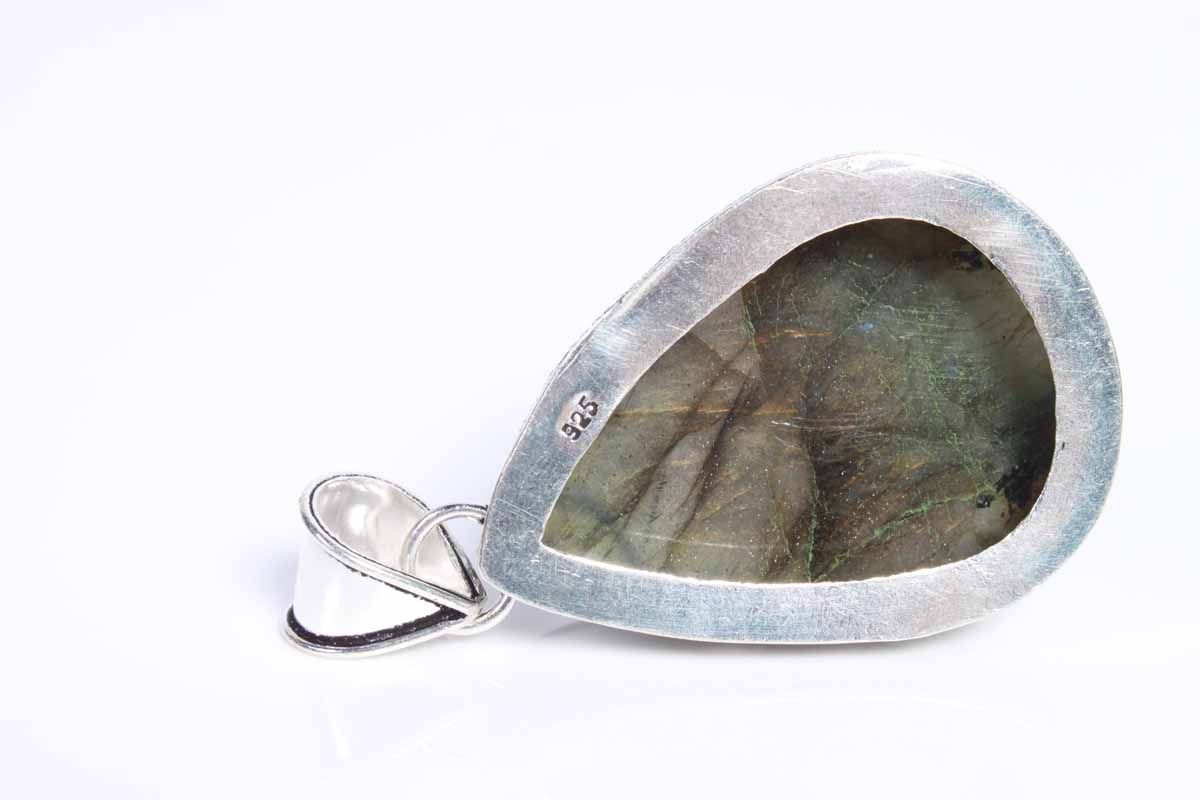 Sterling Silver Labradorite Pendant