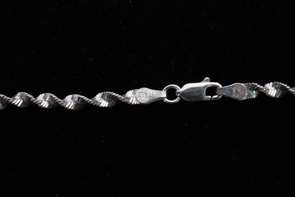 Trio of Sterling Silver Chains