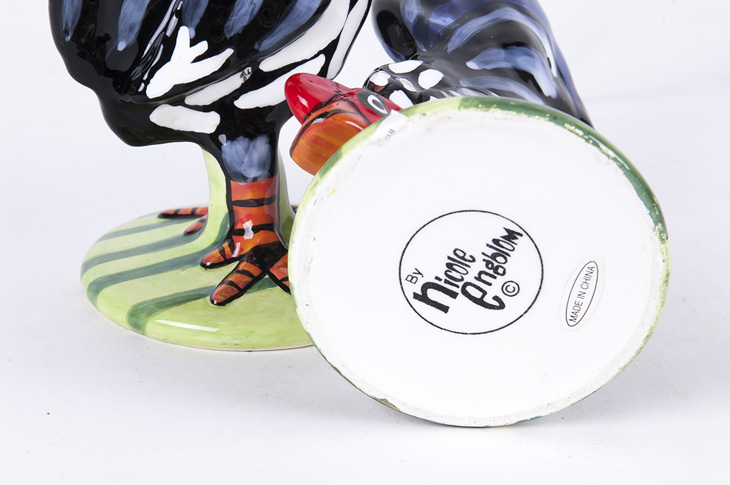 Assortment of Colorful Glassware