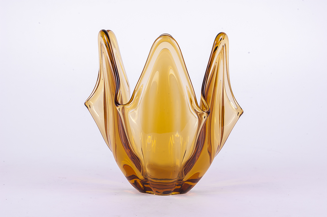 Assortment of Colorful Glassware