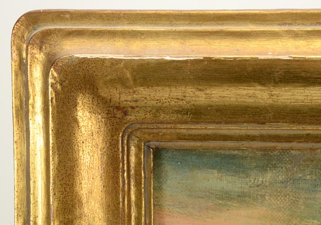 L. Paupin Antique Oil on Canvas Portrait