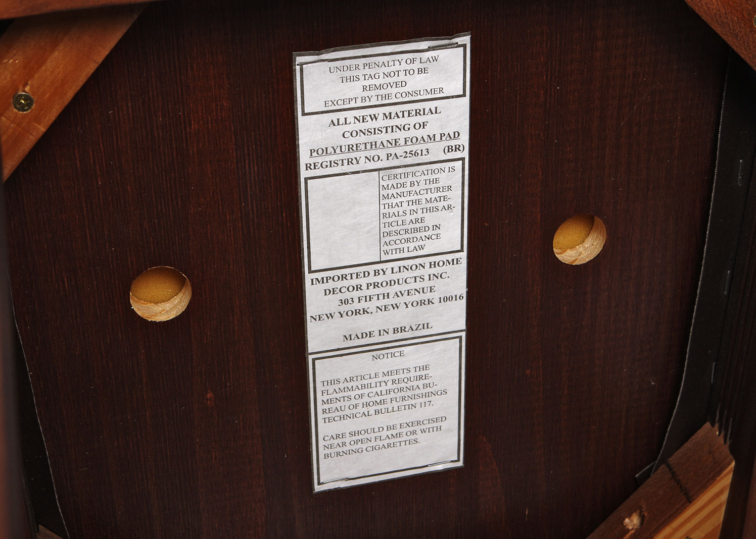 Counter Height Faux Leather Backed Stools