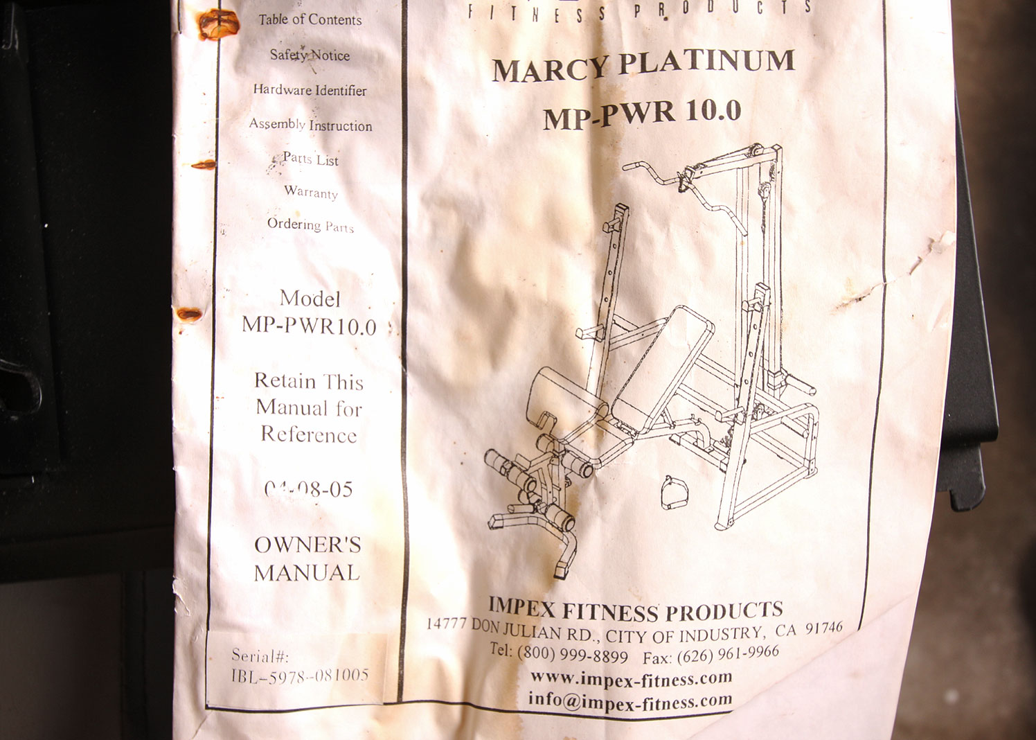 Marcy Platinum Power Rack Weight Bench with Attachments