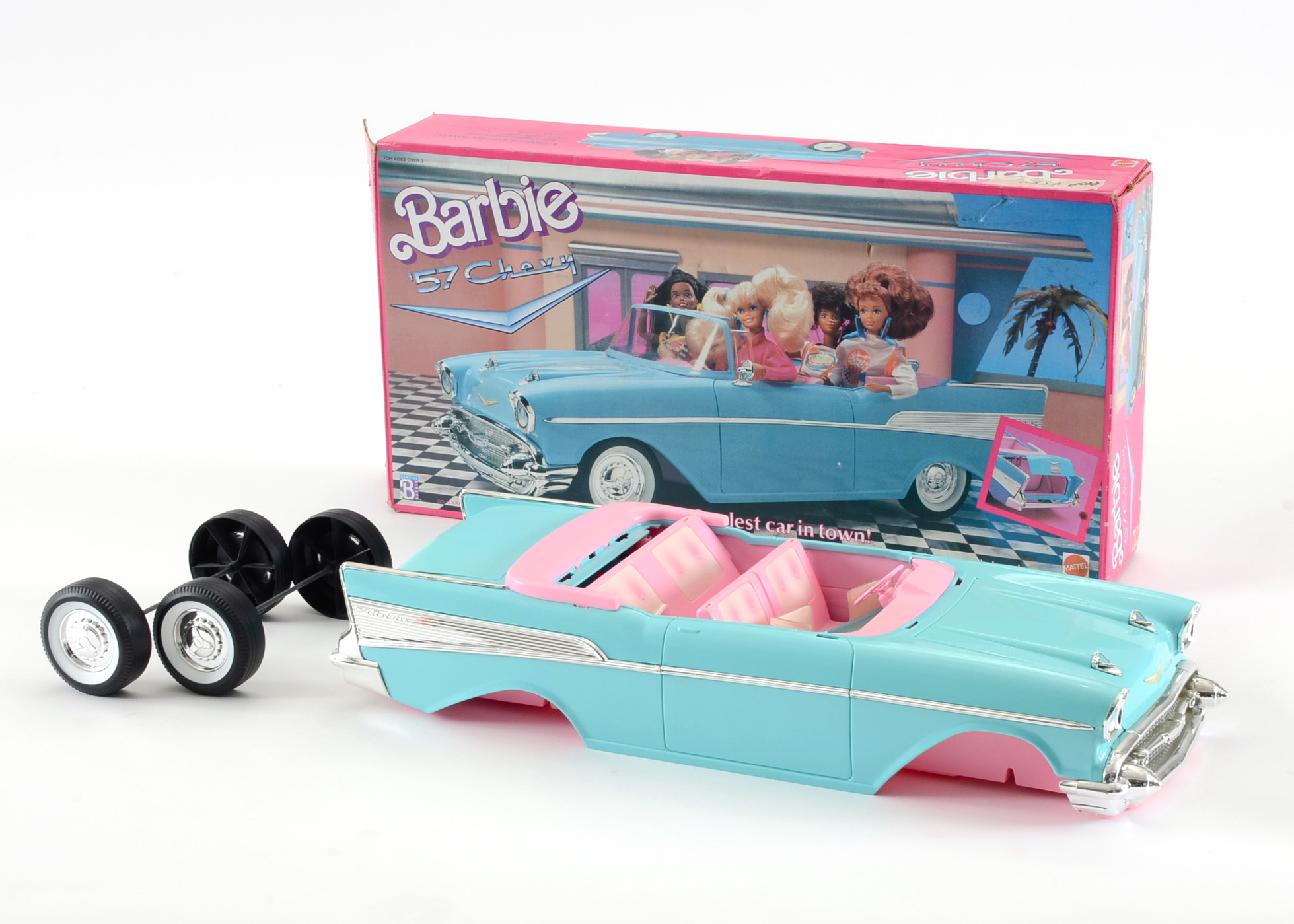 1960s Barbie 57 Chevy Car