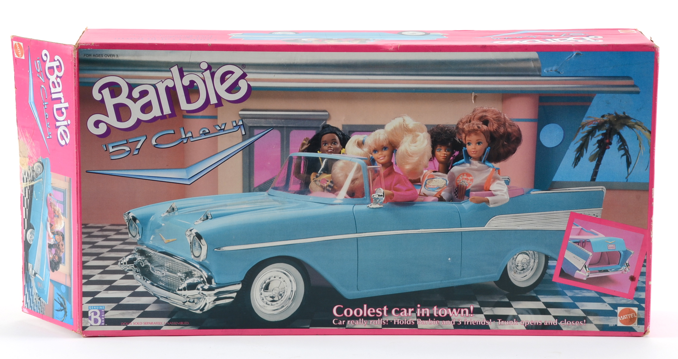 1960s Barbie 57 Chevy Car