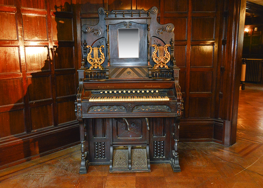 Victorian Clough and Marren Walnut Case Pump Organ