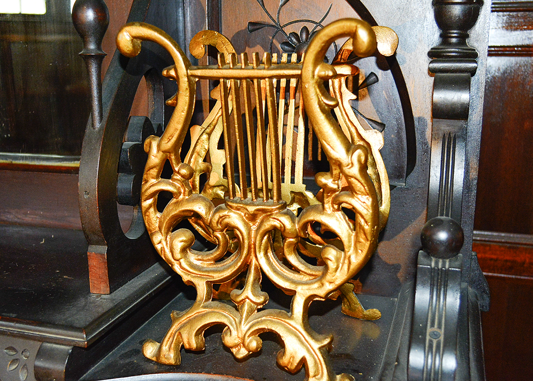 Victorian Clough and Marren Walnut Case Pump Organ