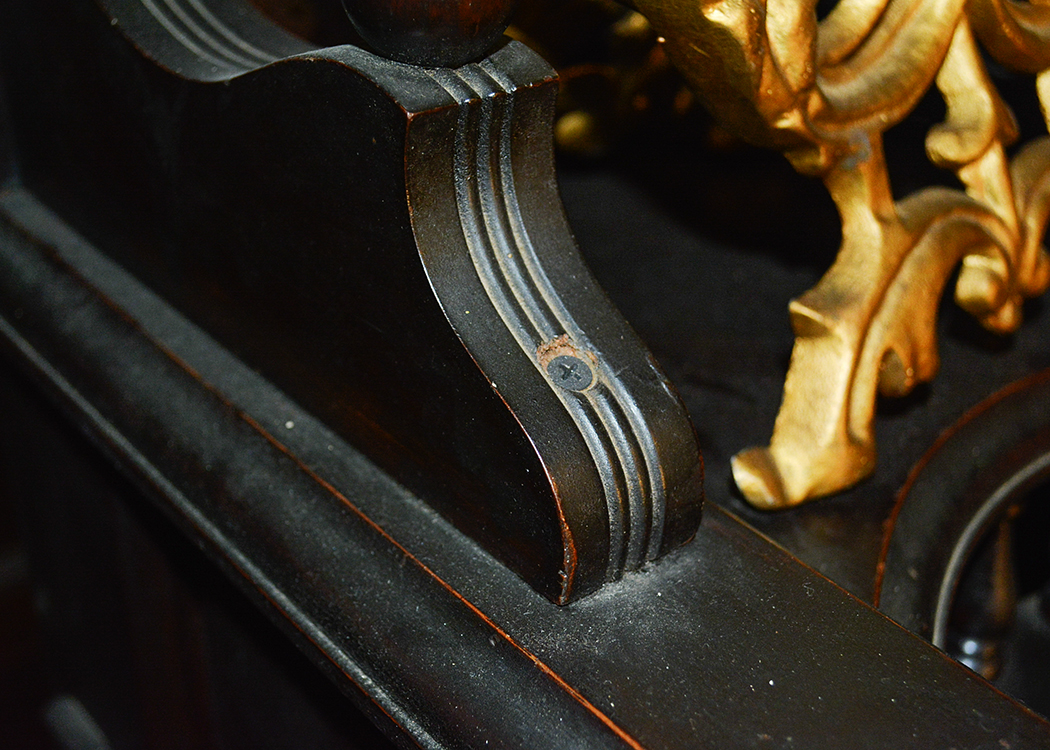 Victorian Clough and Marren Walnut Case Pump Organ