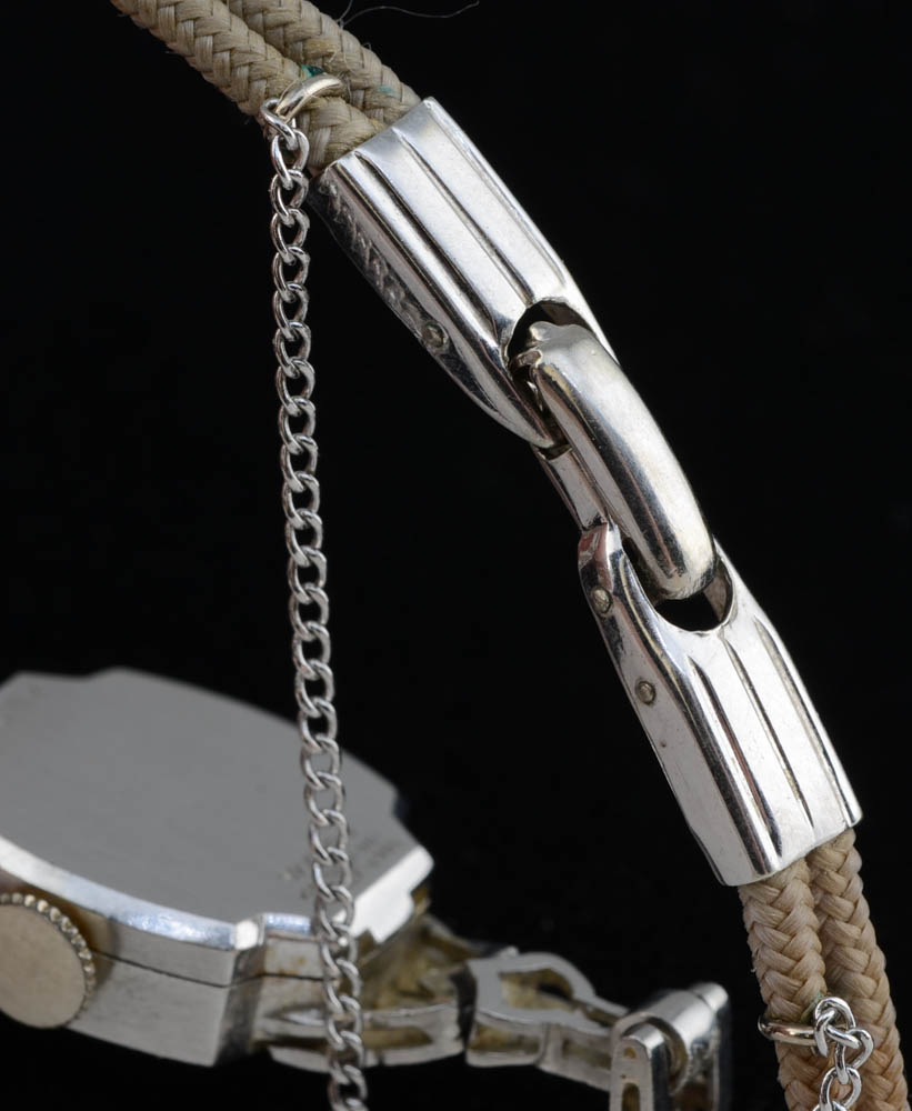 Vintage Lady's Bulova Platinum and Diamond Watch