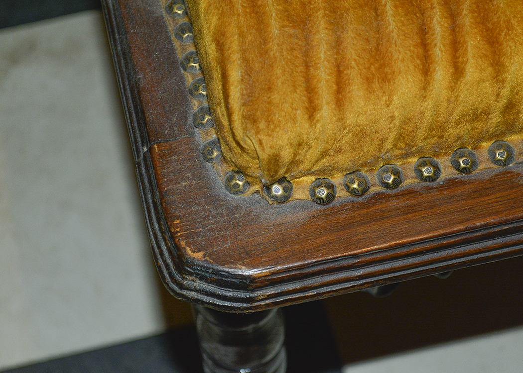 Vintage Gothic Revival Style Dining Table and Chairs