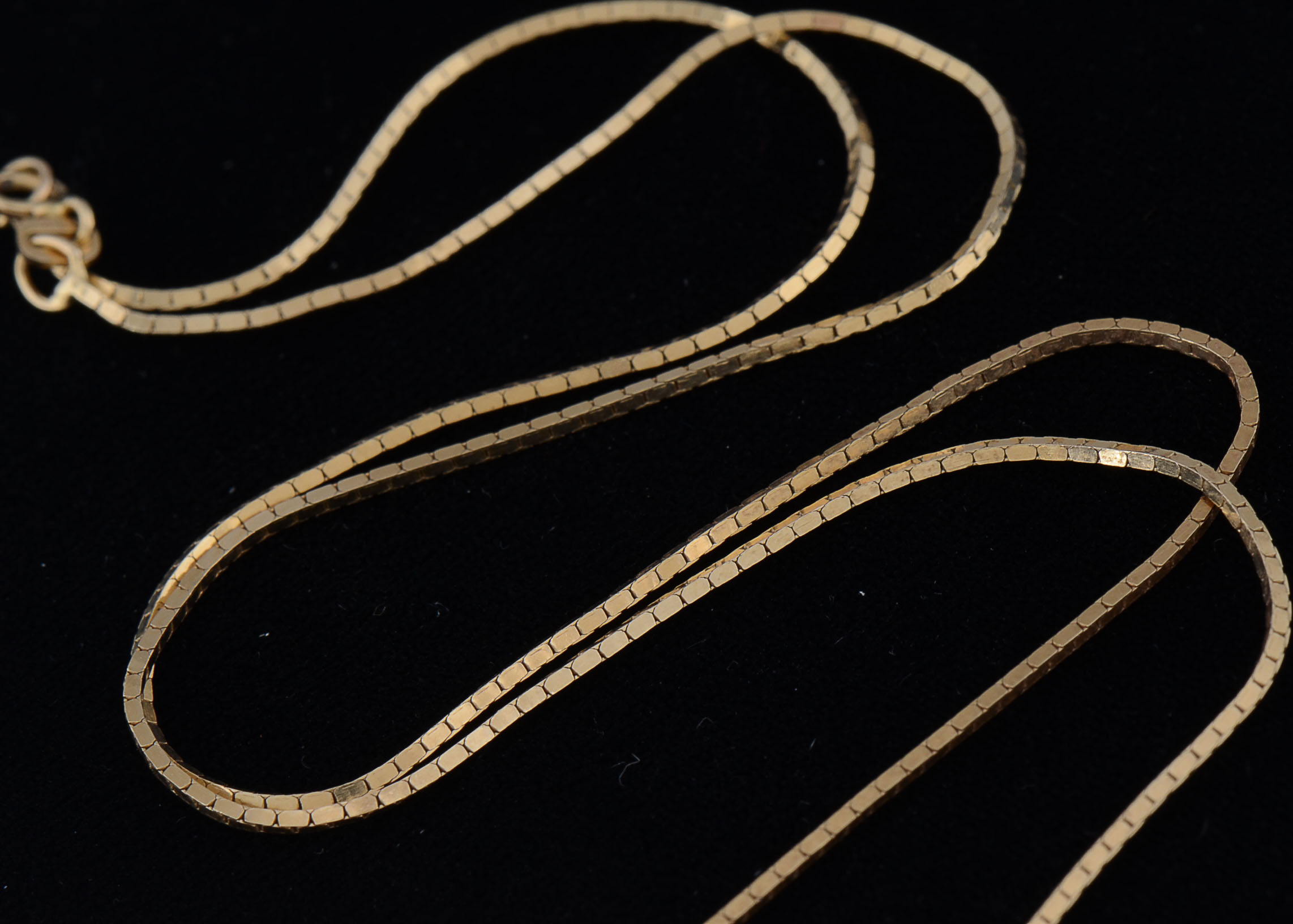 14K Yellow Gold 20" Box Chain
