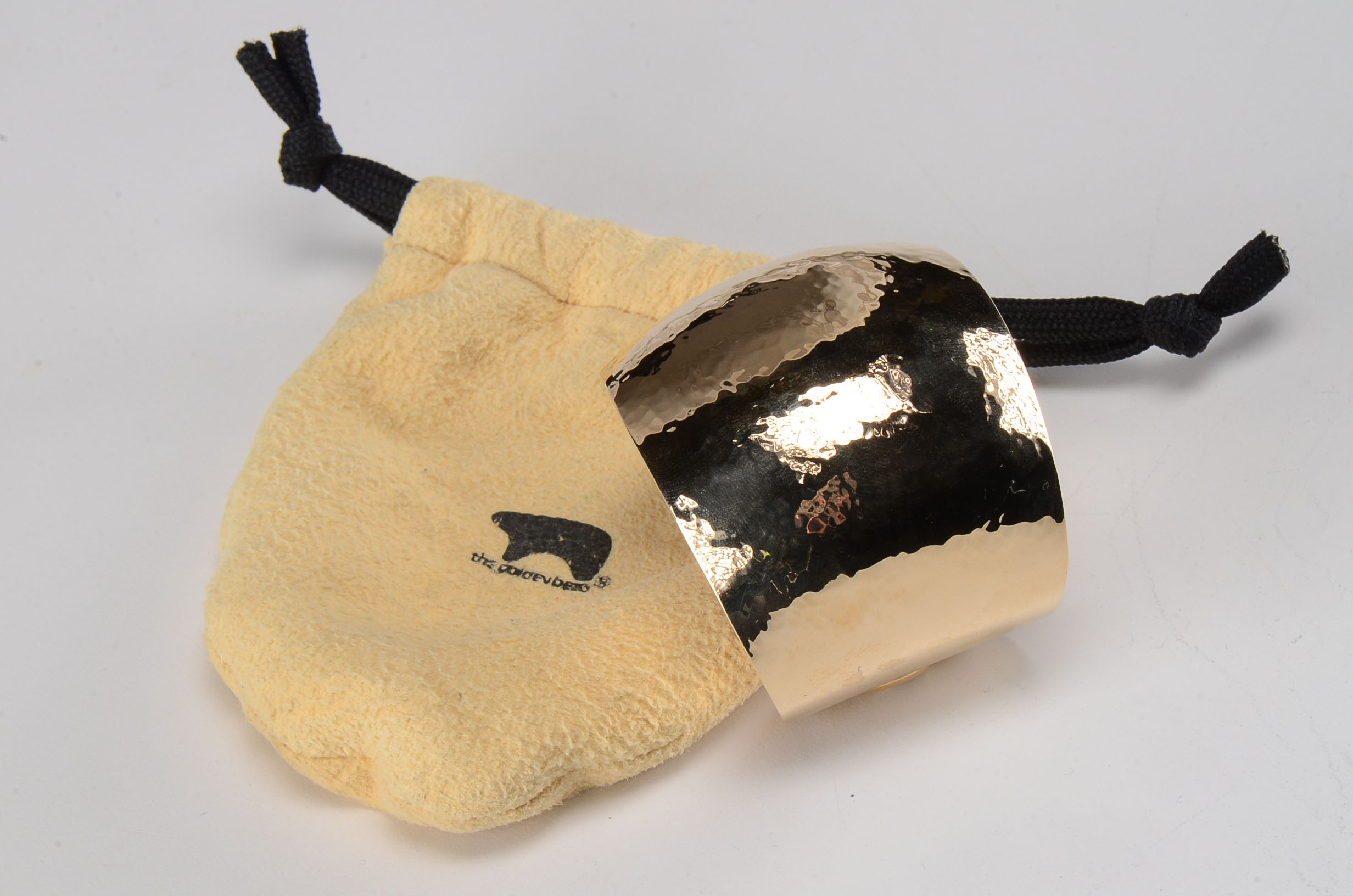 14K Yellow Gold Hammered Cuff from "The Golden Bear" in Vail, Co.