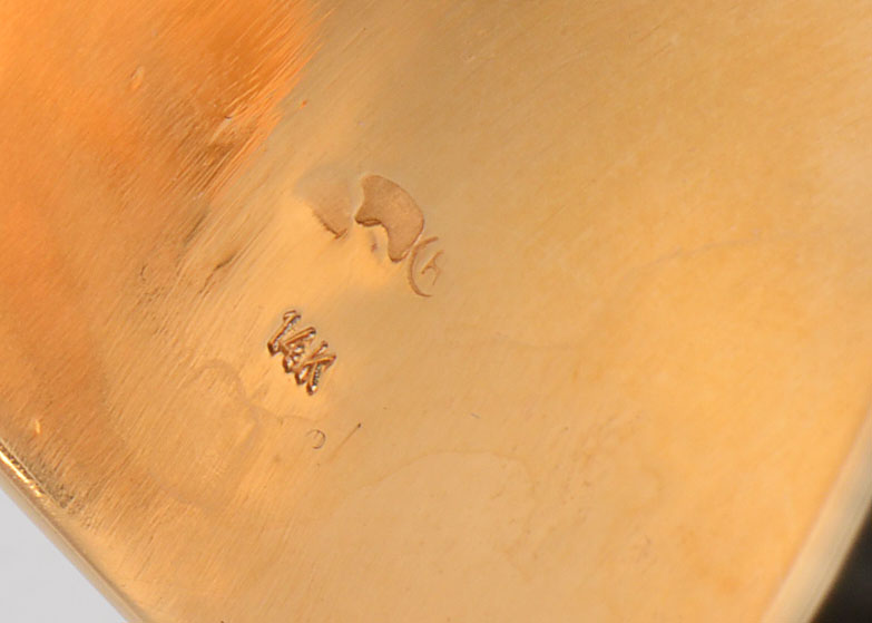 14K Yellow Gold Hammered Cuff from "The Golden Bear" in Vail, Co.