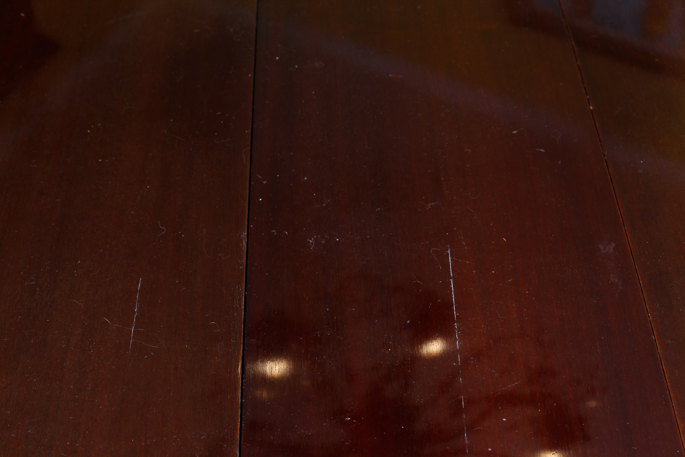 Duncan Phyfe Reproduction Mahogany Dining Table and Chairs