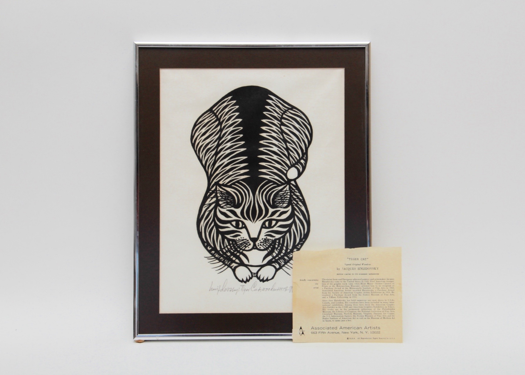Limited Edition, 1978 Original Woodcut 