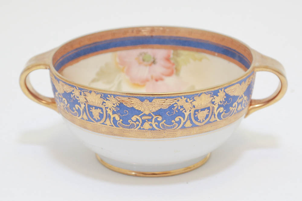 Pair of Hand-Painted Nippon Pieces