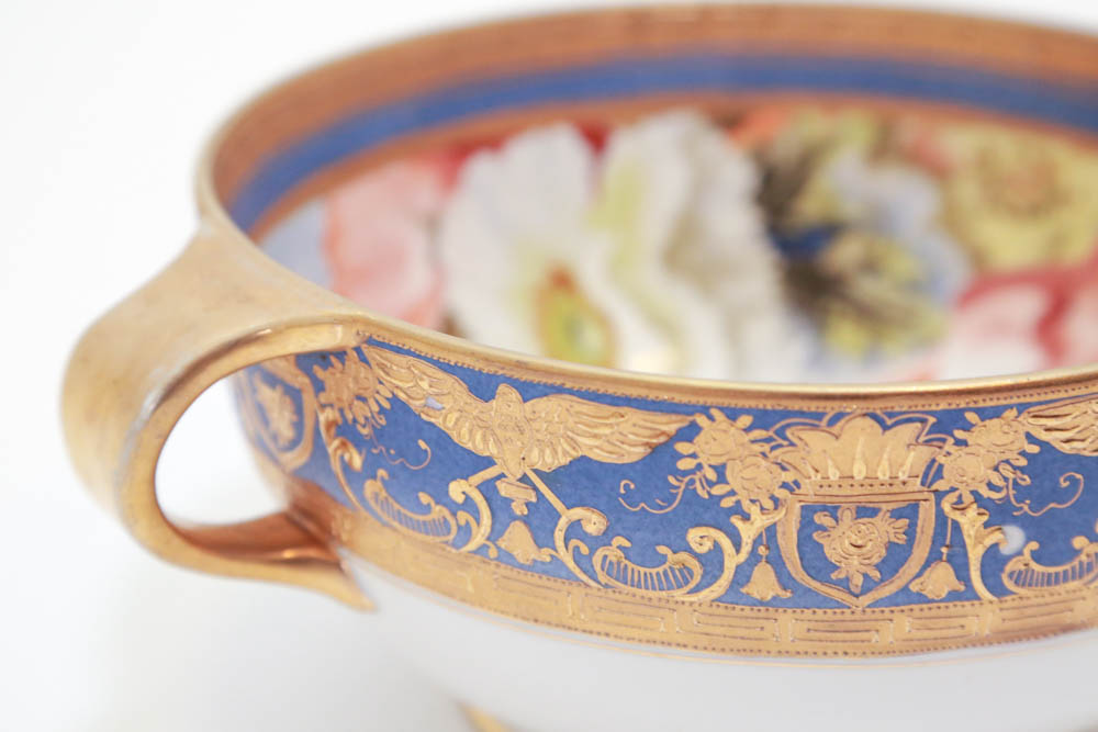 Pair of Hand-Painted Nippon Pieces