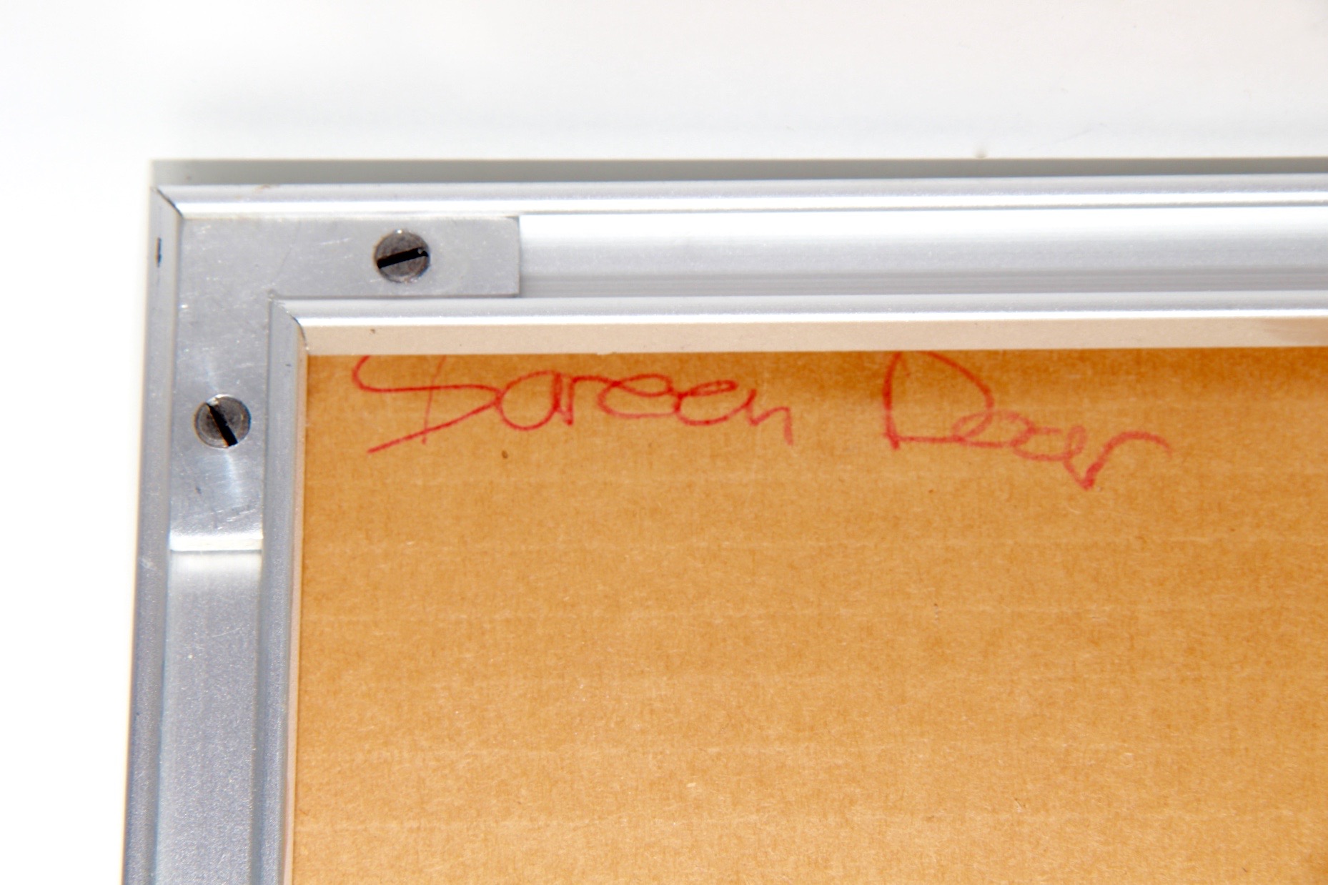 Signed Watercolor of Cats by Teresa Farr