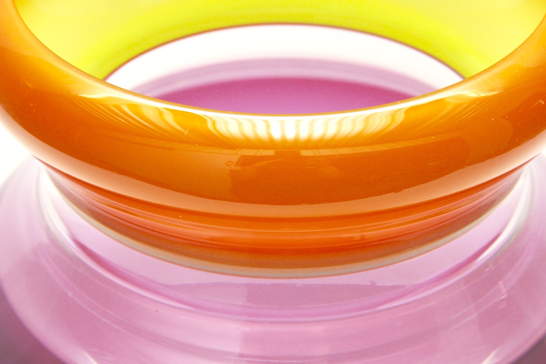 Listed Artist Sonja Blomdahl Art Glass Vase