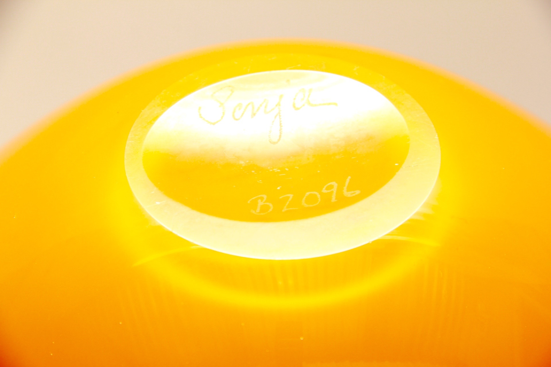 Listed Artist Sonja Blomdahl Double Bubble Art Glass Vase