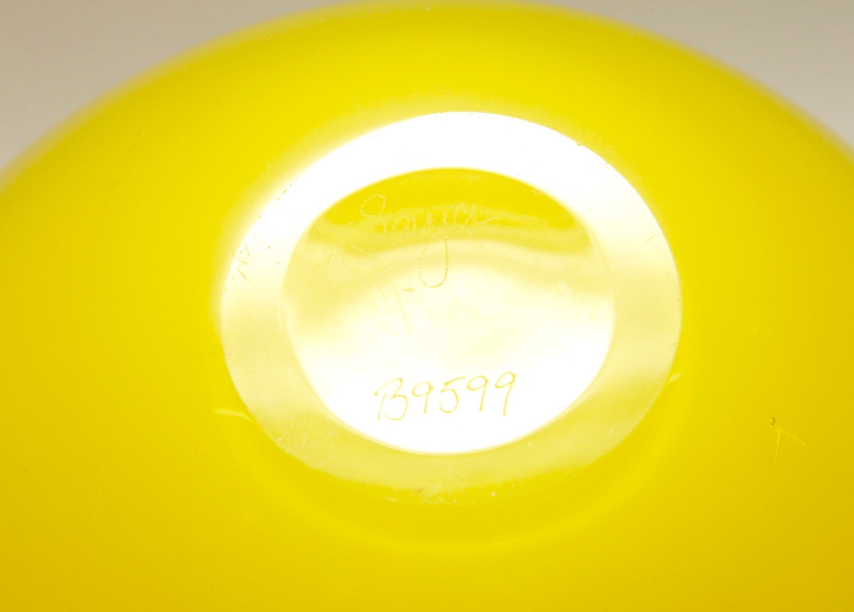 Listed Artist Sonja Blomdahl Blown Glass Art Vase