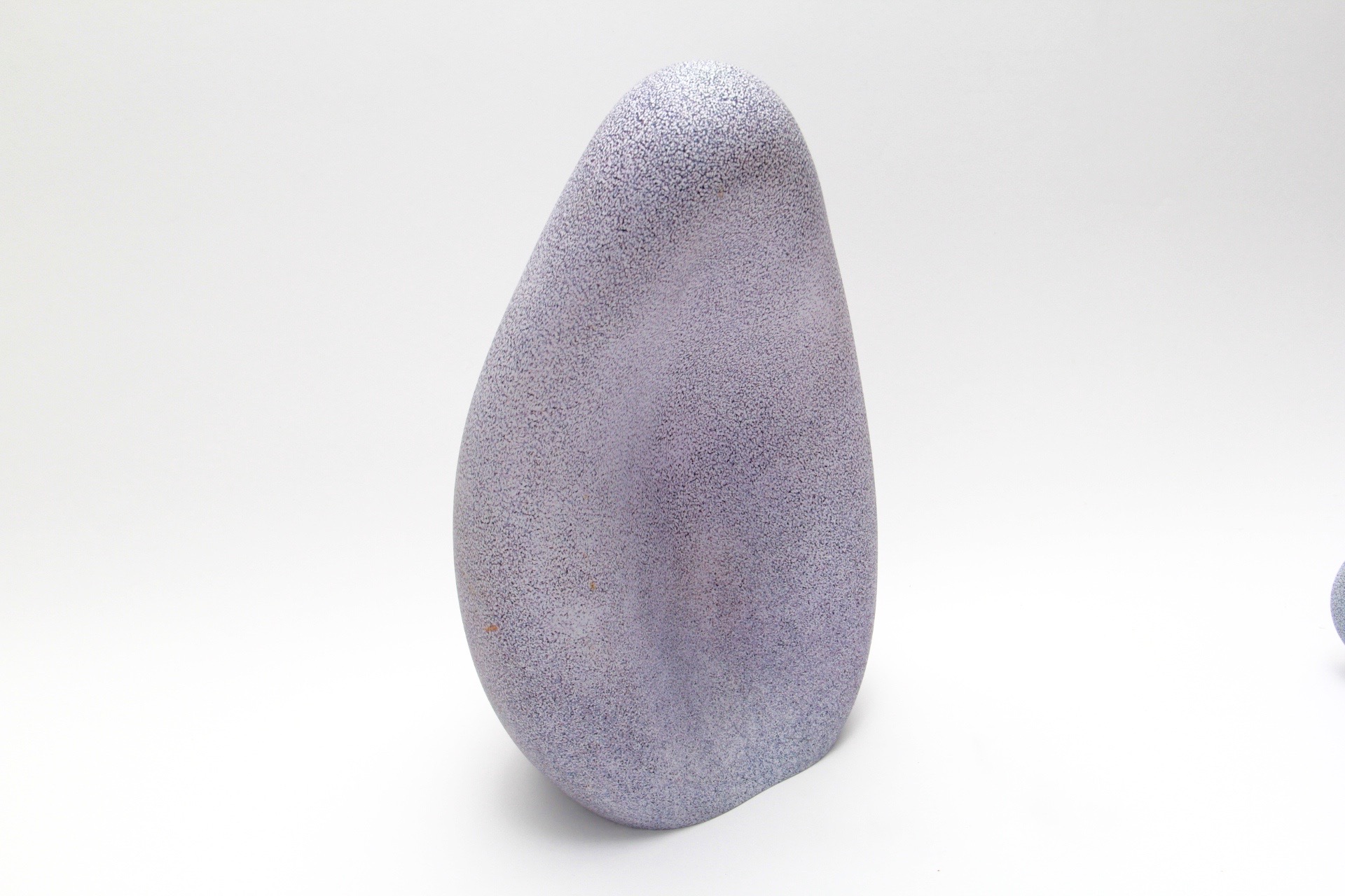 Pair of Curtiss Brock Art Glass "Stones"