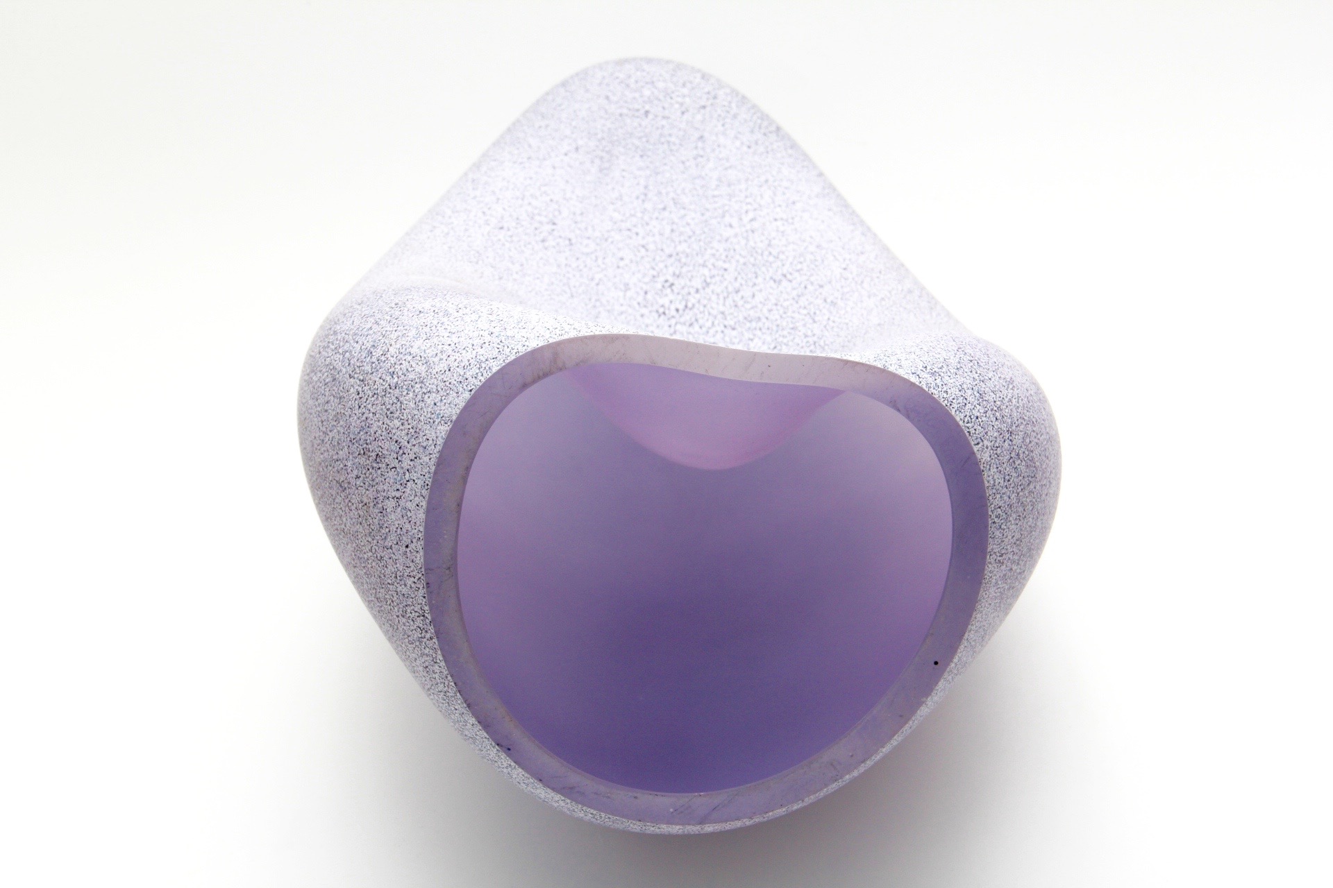 Pair of Curtiss Brock Art Glass "Stones"