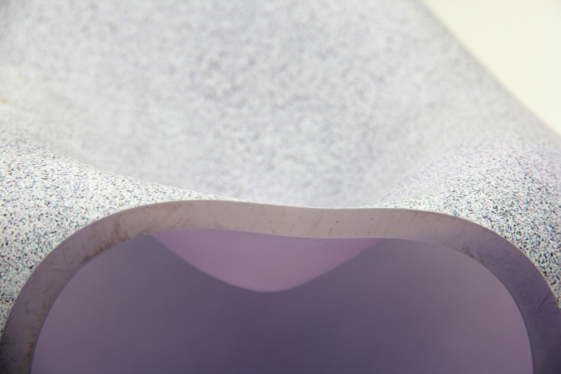 Pair of Curtiss Brock Art Glass "Stones"