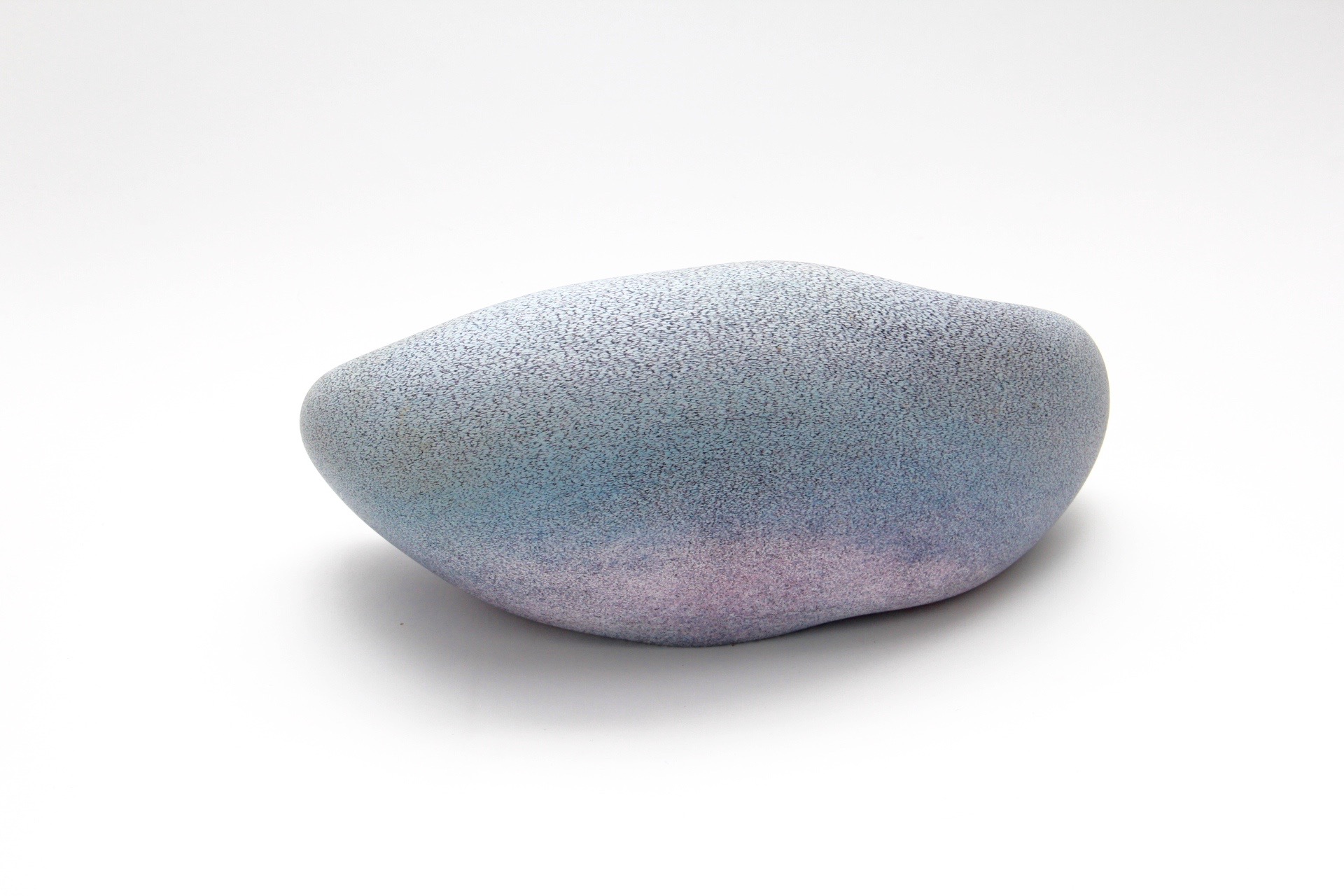 Pair of Curtiss Brock Art Glass "Stones"