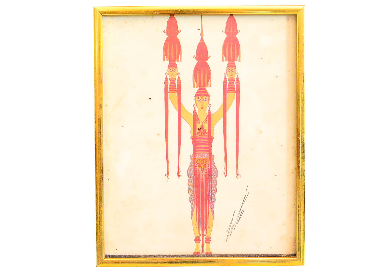 Set of Five Erte Prints