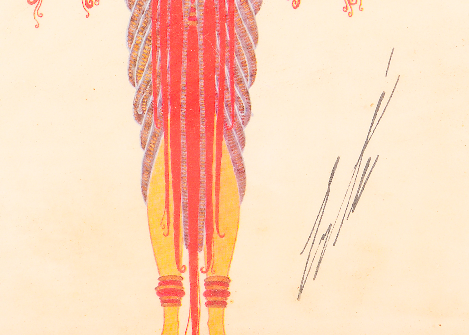 Set of Five Erte Prints