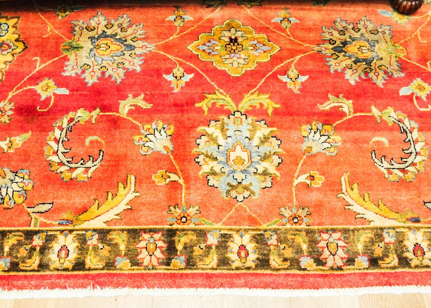 Persian Style Wool Area Rug